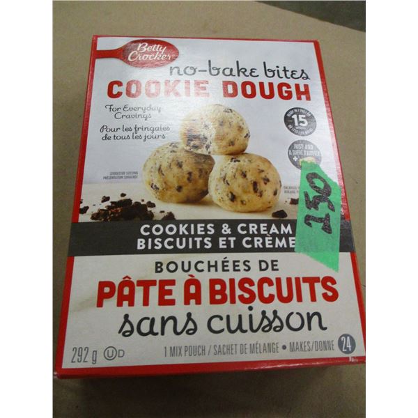 SHELF PULLS (AS IS):  BETTY CROCKER COOKIE DOUGH (282 G) - BOX