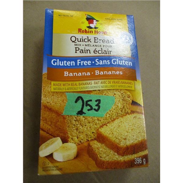 SHELF PULLS (AS IS0:  ROBIN HOOD QUICK BREAD MIX (396G) - BOX