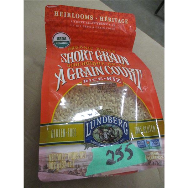 SHELF PULLS (AS IS):  SHORT GRAIN BROWN RICE - BAG