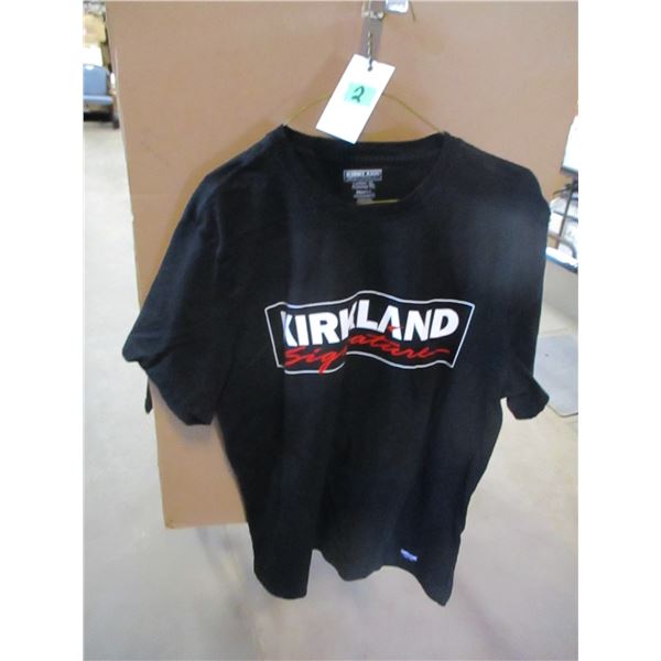MEN'S BLACK KIRKLAND T-SHIRT (SIZE LARGE)