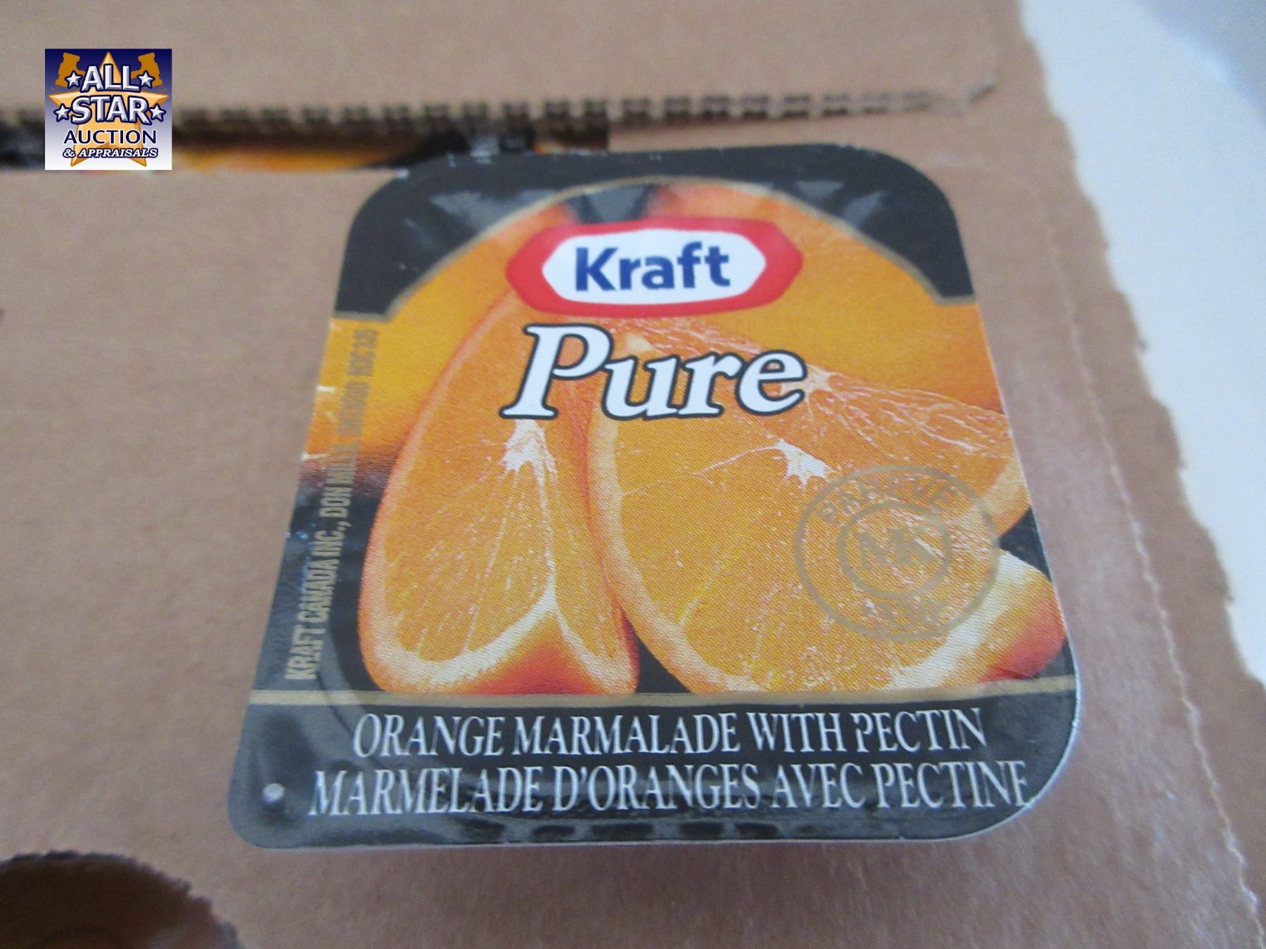 KRAFT ORANGE MARMALADE (100 X 16 ML INDIVIDUAL PACKAGES) PER BOX