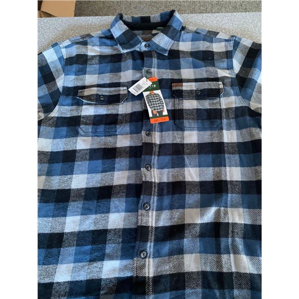 Mens Orvis Plaid Top Size XXL