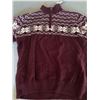 Image 1 : Mens 1/4 Zip Long Sleeve Sweater Size L