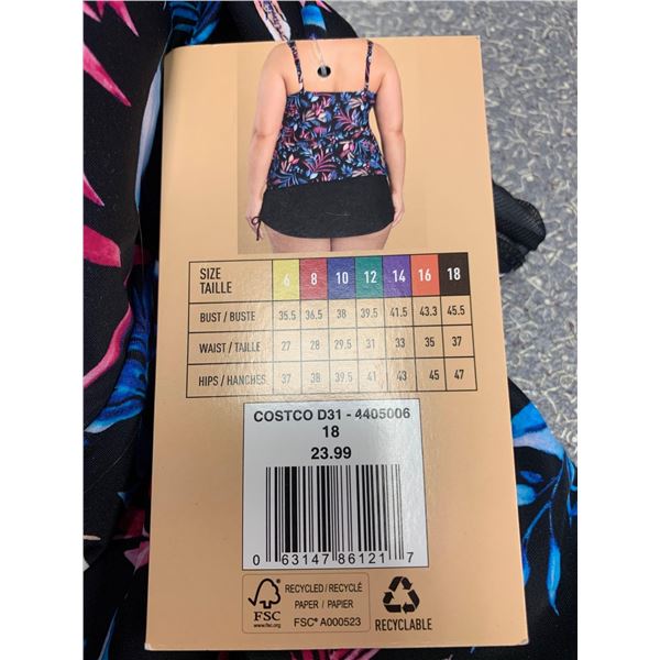 Christina Swim Wear Top Size 18
