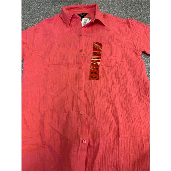 Rachel ladies button up shirt size M