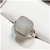 Image 3 : Silver Moonstone Ring (~Size 0) (~length 0 inches), Suggested Retail Value $120