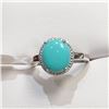 Image 1 : Silver Turquoise Ring (~Size 0) (~length 0 inches), Suggested Retail Value $200