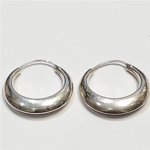 Silver Earrings (~Size 0) (~length 0 inches), Suggested Retail Value $120