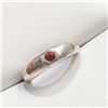 Image 2 : Silver Garnet Ring (~Size 0) (~length 0 inches), Suggested Retail Value $80