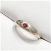 Image 3 : Silver Garnet Ring (~Size 0) (~length 0 inches), Suggested Retail Value $80