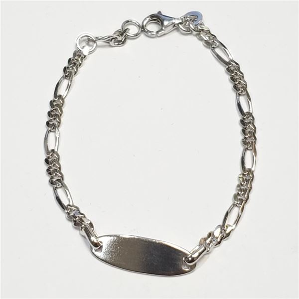 Silver 7" Bracelet (~Size 0) (~length 0 inches), Suggested Retail Value $100