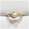 Image 1 : Silver Fresh Water Pearl Ring (~Size 0) (~length 0 inches), Suggested Retail Value $100