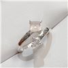 Image 2 : Silver Rose Quartz Ring (~Size 0) (~length 0 inches), Suggested Retail Value $80
