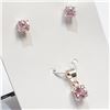 Image 2 : Silver Cubic Zirconia Set (~Size 0) (~length 0 inches), Suggested Retail Value $160