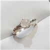 Image 2 : Silver Rose Quartz Ring (~Size 0) (~length 0 inches), Suggested Retail Value $80
