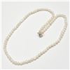 Image 3 : Silver Fresh Water Pearl Necklace (~Size 0) (~length 0 inches), Suggested Retail Value $200