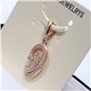 Image 3 : Silver Cubic Zirconia Pendant (~Size 0) (~length 0 inches), Suggested Retail Value $100