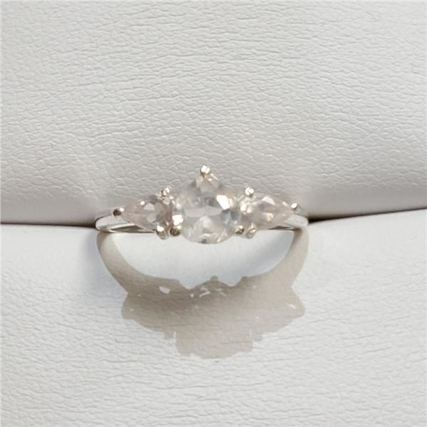 Silver Moonstone Ring (~Size 0) (~length 0 inches), Suggested Retail Value $100