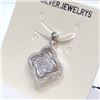 Image 3 : Silver Cubic Zirconia Pendant (~Size 0) (~length 0 inches), Suggested Retail Value $80