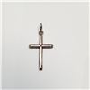 Image 1 : Silver Cross Pendant (~Size 0) (~length 0 inches), Suggested Retail Value $80