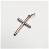 Image 2 : Silver Cross Pendant (~Size 0) (~length 0 inches), Suggested Retail Value $80