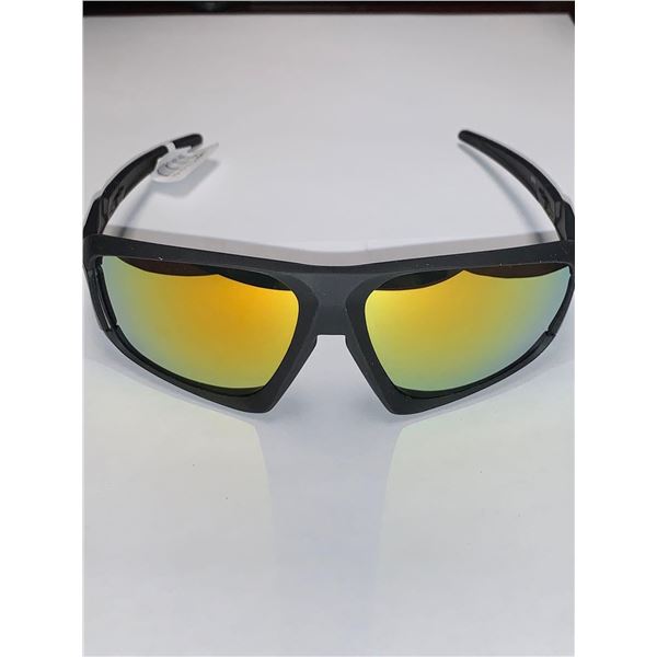 Gents Oakley Styled Black Racer Sunglasses NEW