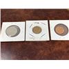 Image 1 : Lot of 3 USA and Canada Coins