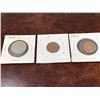 Image 2 : Lot of 3 USA and Canada Coins