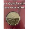 Image 2 : Royal Canadian Mint Special Edition Uncirculated Lucky Loonie 2004 Canadian Olympic Committee Coin