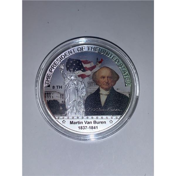 US President Martin Van Buren 1837-1841 Coin