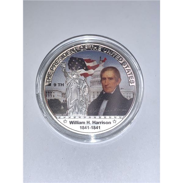 US President William H. Harrison 1841-1841 Coin