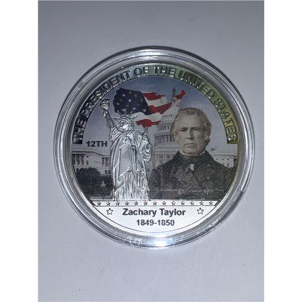 US President Zachary Taylor 1849-1850 presidential cased Coin
