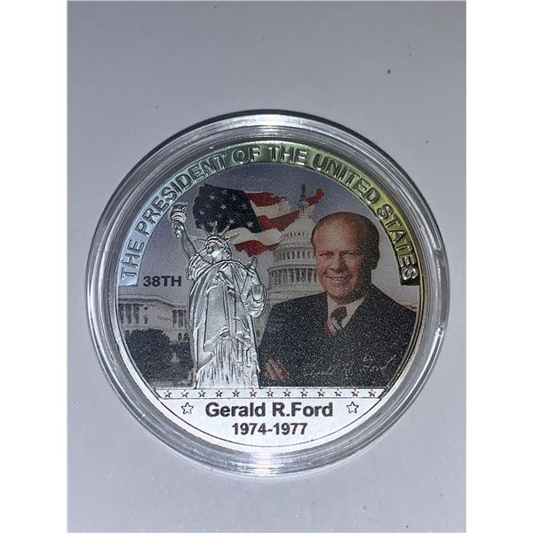 US President Gerald R. Ford 1974-1977 presidential cased Coin