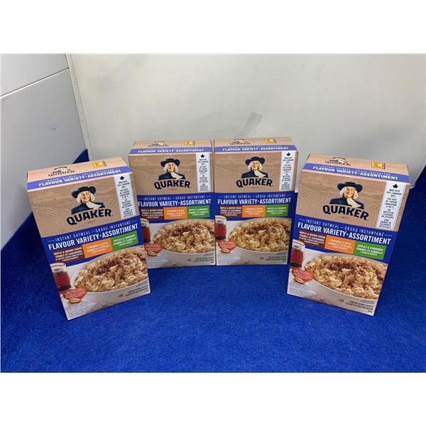 Lot Of 4 Quaker Variety Oatmeal 4 x 314G