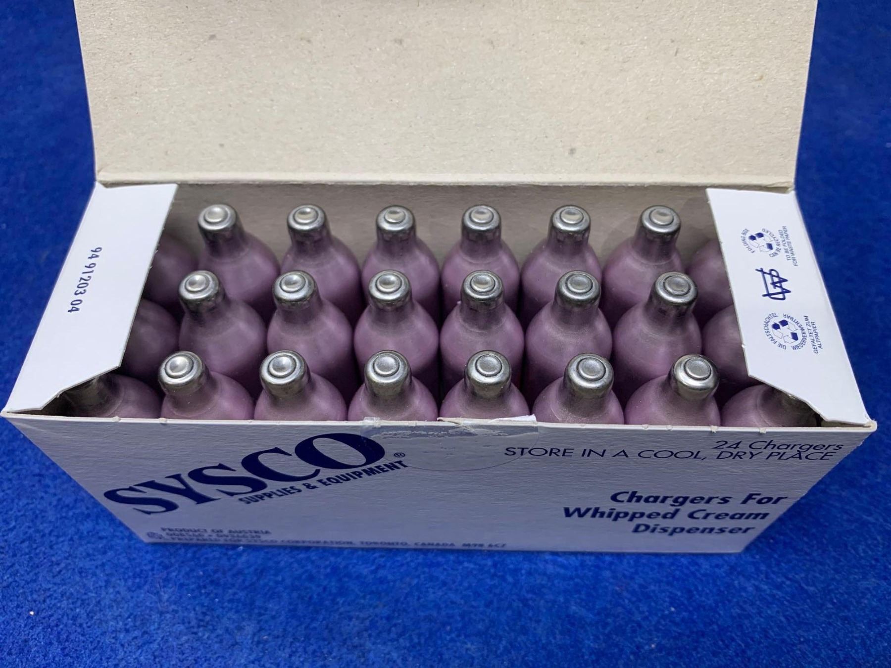 Sysco Whipped Cream Chargers 24 Pack
