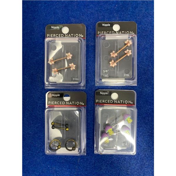 Nipple Piercings from Pierced Nation