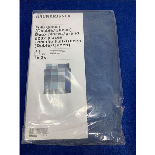 Brunkrissla Full/Queen 152 Thread Count Duvet Cover Set