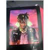 Image 2 : Juice Wrld Sherpa Lined Fleece Throw (50in x 60in)