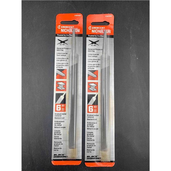 Crescent Nicholton General purpose Mill File (2 ct)