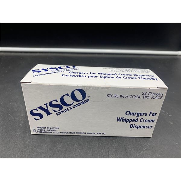Sysco Chargers for Whipped Cream Dispenser (24 chargers)
