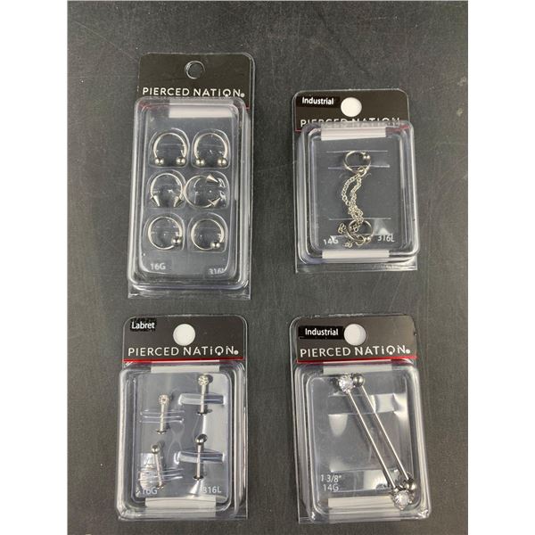 Lot of Assorted Piercings
