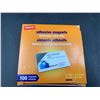 Image 1 : Staples Adhesive Magnets Buisness Card Size (100 Magnets)