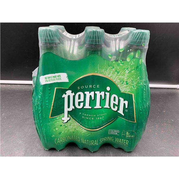 Perrier Carbonated Natural Spring Water (6 x 500ml)