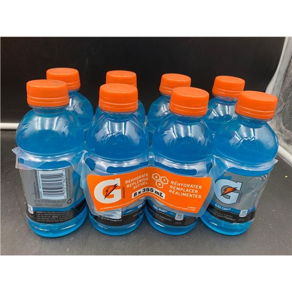 Gatorade Cool Blue Electrolyte Beverage (8 x 355ml)