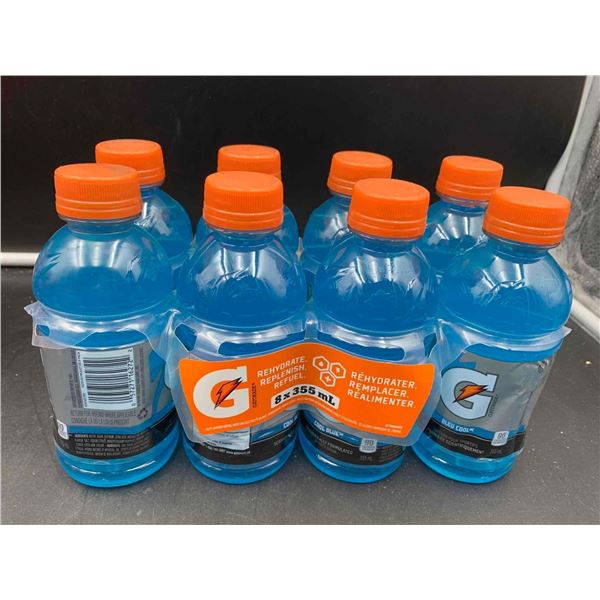 Gatorade Cool Blue Electrolyte Beverage (8 x 355ml)