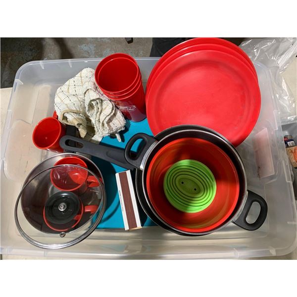 Assorted Ready To Go Camping Kitchen Set