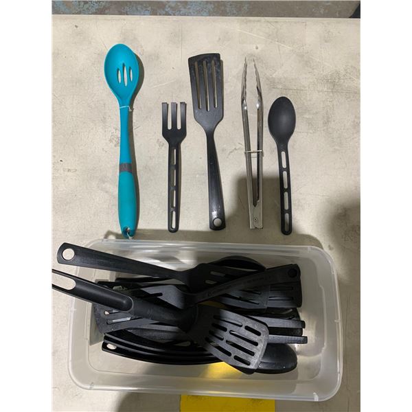 Assorted Lot Of Kitchen Utensils