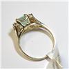 Image 4 : 10K Yellow Gold Columbian Emerald 3.0 carats with Diamond ring size 6 Made in Canada -Appraised Valu