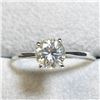Image 1 : 10K Gold Moissanite Solitaire .70 Carat Ring size 6.5 Made in Canada -Appraised Value $1285.00