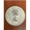 Image 2 : Vintage Canada 1957 Silver Half dollar Coin